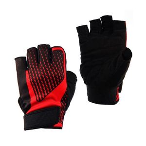 Guantes de Levantamiento de Pesas con Agarre Hexagonal Rojo, Antideslizantes, para Entrenamiento Físico, Protector de Manos, Servicio Personalizado OEM - Product Image 2