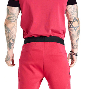 Ensemble T-shirt et short personnalisés pour homme, tendance du moment, 100 % coton, écoresponsable, style streetwear, ensembles jumeaux dans des couleurs personnalisées - Product Image 3