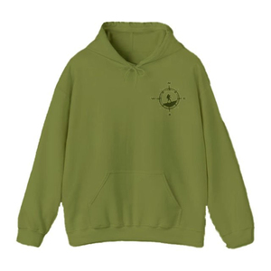 SELF INDUSTRIES Printed 100% Cotton <b>Womens</b> Hooded <b>Sweatshirts</b> Soft Casual Custom Pullover Embossed Embroidered Pockets Front - Product Image 2