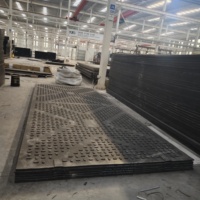 Support composite de stabilisation du trafic pour équipement de chantier naval, en PE, antidérapant, résistant aux UV, modulaire, pour la protection du sol