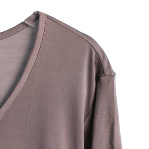 T-shirts de luxe en coton lourd de haute qualité pour hommes t-shirt uni vierge t-shirt personnalisé surdimensionné brodé 2025 - Product Image 3