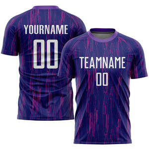 Maillot de football de haute qualité, uniforme, pas cher, faible MOQ, nouvelle arrivée, service OEM, personnalisé, manches courtes, respirant, 100% polyester - Product Image 2