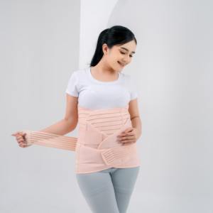 Ceinture de Maintien Post-partum 3-en-1 Haut de Gamme pour Femme : Corset, Ceinture Ventre et Bassin, et Entraîneur Pelvien Maternité - Product Image 5