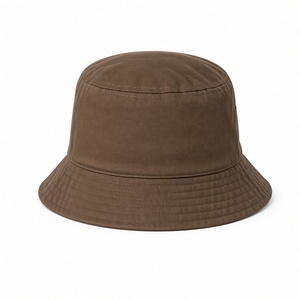 Iota Brown Bucket <b>Hat</b> <b>Mens</b> Gold Embroidered Greek Letter Casual Fisherman Cap <b>Wide</b> <b>Brim</b> Outdoor Summer College Style - Product Image 4
