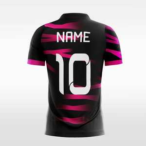 Maillots de football personnalisés pour équipes et vêtements de supporters avec impression par transfert thermique personnalisée, respirants, 100 % polyester, séchage rapide, manches courtes - Product Image 2