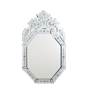 Espejo de Pared Decorativo de Estilo Barroco Veneciano de Lujo Vintage |   Espejo de Vidrio Ornamentado de Estilo Antiguo para Sala de Estar, Dormitorio, Interior de Hotel - Product Image 1