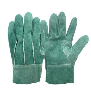 Gants de soudage haute performance pour travaux industriels lourds, protection supplémentaire, cuir de vachette, gants de travail. - Product Image 1