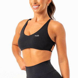 Soutien-gorge de sport pour femme à maintien élevé, uni, tendance, de qualité supérieure, pour la course à pied, en promotion - Product Image 4