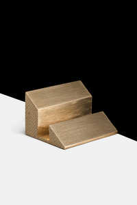 Porte-cartes de visite en laiton de qualité supérieure pour bureau, support élégant en métal pour cartes, idéal pour la réception d'hôtel et la décoration intérieure - Product Image 6