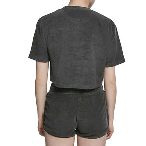 เสื้อแขนสั้นและกางเกงขาสั้นทรงหลวมใส่สบายตลอดวัน ชุดเสื้อยืดและกางเกงขาสั้น OEM รุ่นปี 2026 ดีไซน์ทันสมัย เข้าชุดลำลอง - Product Image 3