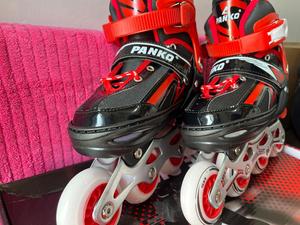 Chaussures de roller unisexes à 4 roues avec tige en PU pour les saisons printemps, été, automne, hiver - Product Image 6