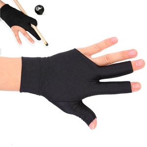 Guantes de Snooker Ligeros de Medio Dedo y de Tres Dedos, de Secado Rápido, Transpirables, Antideslizantes, para Jugadores de Billar - Product Image 1