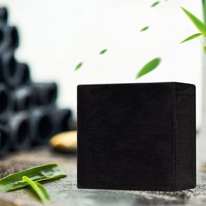 Savon au charbon de bois naturel nettoyant en profondeur 100gm savon de bain fait main pour hommes femmes pour une peau éclatante - Product Image 6