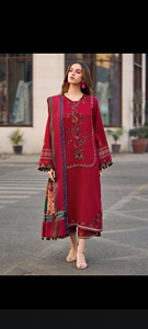 Elegante Salwar Kameez de Seda Azul Marino con Bordado Dorado, Vestido de Boda Tradicional Indio Pakistaní para Mujer, Camisa Larga - Product Image 4