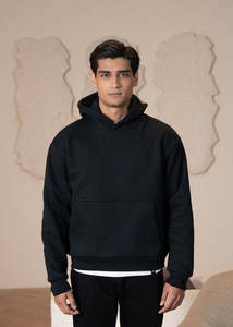 เสื้อฮู้ดดี้ผ้าฝ้าย GSM สูง ปักลายตามสั่ง ผู้ผลิตเสื้อผ้า OEM - Product Image 1