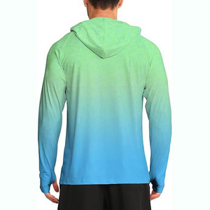 Hoodie de pêche par sublimation fabriqué par le fabricant d'équipement d'origine, 100 % polyester, impression par transfert thermique, couleurs et logos personnalisables, livraison rapide - Product Image 5