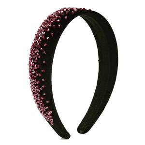 Bandeau pour cheveux brodé à la main de qualité supérieure avec un design élégant pour les mariages, les fêtes et les coiffures festives - Product Image 3