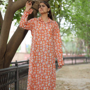Robe longue indienne en coton à imprimé floral faite à la main femme robe de soirée élégante robe personnalisée cadeau de mariée pour elle en solde - Product Image 2