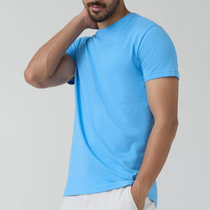 Nouvel Arrivage T-shirt Homme Délavé à l'Acide Tissu Respirant Léger pour la Gym Meilleur Design Imprimé à Manches Courtes Service OEM Personnalisé - Product Image 2