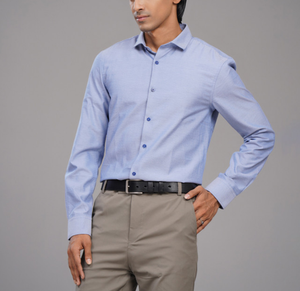 Camisa Formal de Negocios para Hombre, Manga Larga, Diseño OEM, Precio Económico, Superventas, 100% Algodón, Calidad de Exportación - Product Image 2
