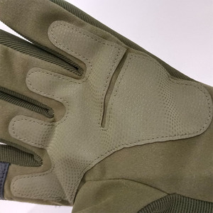 Guantes de Carreras con Dedos Completos, Color Verde Oliva, Diseño con Estampado Facial, Antideslizantes, Correa de Muñeca Ajustable, para Actividades al Aire Libre, Unisex - Product Image 2