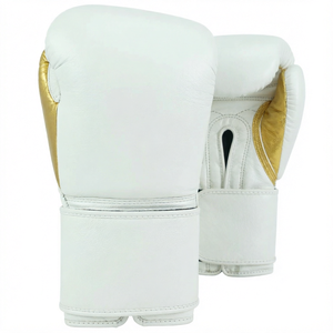 Guantes de Boxeo de 8oz con Logotipo Personalizado, Cómodos, de Cuero PVC Blanco, Impermeables, para Entrenamiento Diario de Kickboxing, Gran Venta - Product Image 5