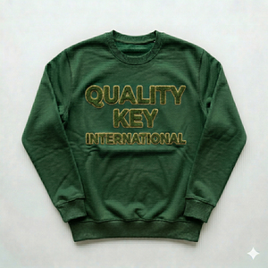 Premium Cotton Crewneck Sweatshirt Custom Embroidery Logo Wholesale <b>Men's</b> Hoodies & Sweatshirts - Product Image 6