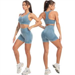 Women Breathable New Arrived Jumpsuits High Waist Full Length 3 Pieces Customized Four Way Stretch Activewear <b>Tracksuit</b> - Product Image 4