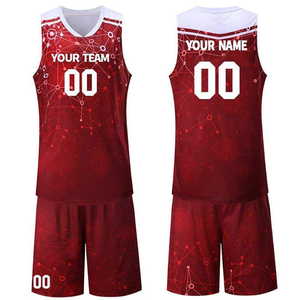 Maillot de basket-ball personnalisé BIGWOOD SPORTS pour garçons/hommes, 100% polyester, léger, ensemble uniforme 2 pièces, séchage rapide, respirant - Product Image 4