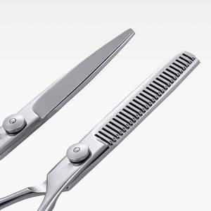 Professional Stainless Steel <b>Barber</b> Scissor <b>Set</b> Hair Thinning Straight Scissors - Product Image 4