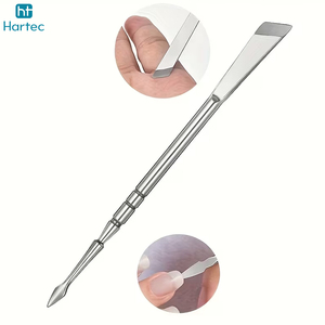 3 Pcs Stainless Steel Manicure Set, Featuring a Double-Head Cuticle Pusher And Storage Box Professional Nail Cuticle Pusher <b>Tool</b> - Product Image 2