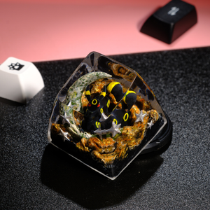 Teclas Artesanales Bosque Místico, Teclas Artesanales Personalizadas, Teclas Anime Lindas, Teclas Verdes, Juego de Teclas, Teclas de Madera - Product Image 5