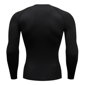 Nouveaux Rashguards pour Hommes Adultes en Spandex/Polyester, Vente en Gros, Séchage Rapide, Respirants, Manches Longues, Professionnels, Patch Multicolore - Product Image 2