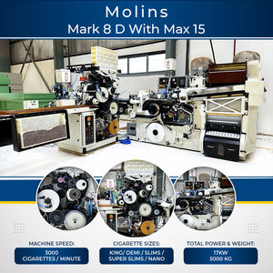 ขายเครื่องทําบุหรี่ Mark-8 มือสอง - สายการผลิตบุหรี่ Mark8 สําหรับการผลิตบุหรี่ Speedy - Product Image 2