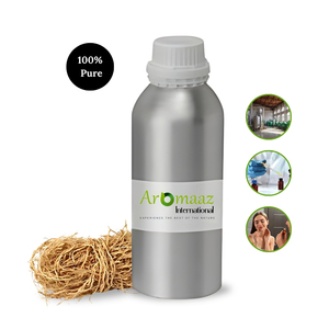น้ำมันหอมระเหยเวติเวอร์ ออร์แกนิค 100% จาก Aromaaz International บรรเทาอาการปวดอย่างเป็นธรรมชาติ กลิ่นหอมสดชื่นจากอินโดนีเซีย ทำจากรากต้นเวติเวอร์เรีย ซิซานิโอเดส - Product Image 2