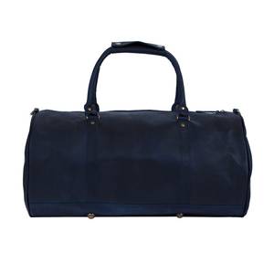Sac de voyage en cuir en gros, sac de week-end pour hommes et femmes, grande capacité, bagage cabine professionnel, fermeture éclair vintage - Product Image 4
