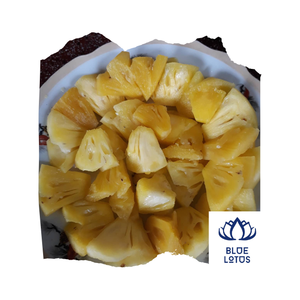[BEST SELLER] Blue Lotus Syrup Preserved Pineapple <b>Sweet</b> Slice <b>Bulk</b> Packaging Garnishing Herbal Tea Cocktail Drink Food Material - Product Image 1