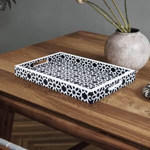 Luxury Bone Inlay <b>Vanity</b> Tray Resin Organizer for Makeup Jewelry Bathroom Accessories Kitchen <b>Desk</b> and Home Decor - Product Image 5