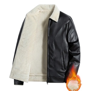 แจ็กเก็ตหนังวัวแท้สำหรับผู้ชายดีไซน์ดีที่สุดผ้าแคนวาสสำหรับฤดูหนาว - Product Image 1