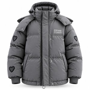 Veste matelassée pour femme, hiver, à capuche, rembourrée, chaude, isolée, imperméable, coupe-vent, fabrication sur mesure OEM, vente en gros - Product Image 1