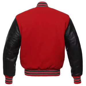 Chaqueta Varsity con Capucha Personalizada al por Mayor, Unisex, para Invierno, con Logotipo en el Frente, 100% Lana, Tallas Grandes para Adultos - Product Image 5