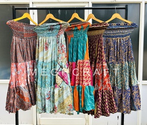 Recycle Silk Flared <b>Long</b> <b>Skirt</b> Comfortable Breathable & Eco friendly Floor Length <b>Skirt</b> For Daily Wear Buy Direct From Supplier - Product Image 4
