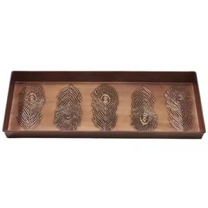 Eco-Friendly Durable Modern Metal Chocolate <b>Tray</b> Stainless Steel Serving <b>Tray</b> for Party Candy <b>Snacks</b> - Product Image 6