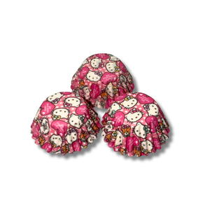 Moldes Cuadrados para Cupcakes de Papel Glassine con Diseño de Hello Kitty de Rico's, 1000 Unidades, Antiadherentes, Resistentes al Calor, Aptos para Horno y Microondas - Product Image 6