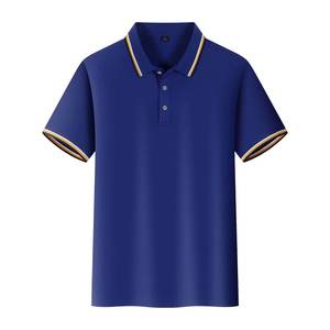 เสื้อโปโลคอตตอน 100% แขนสั้น แบบลำลอง สำหรับเล่นกอล์ฟ  ป้องกันริ้วรอย  น้ำหนัก 180 กรัม  ผลิตตามสั่งขายส่ง  สำหรับทั้งชายและหญิง - Product Image 2
