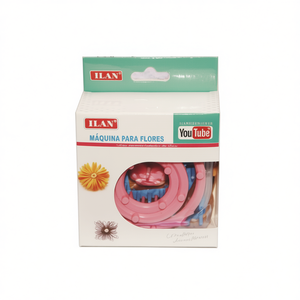 Macchina per la creazione di fiori Ilan, kit artigianale da 6 pezzi per fiori fai da te - Product Image 1