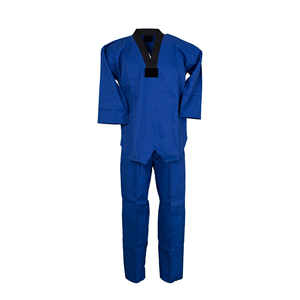 Uniforme de Taekwondo Personalizable y Duradero, Conjunto Completo con Cuello en V, Ropa Exterior de Artes Marciales, Pantalones de Poliéster/Algodón para Principiantes - Product Image 4