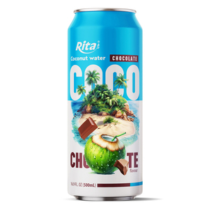 Agua de coco con sabor a chocolate 320ml Lata Nueva tendencia Alta calidad Mejor precio Bajo MOQ RITA F & B - Product Image 5