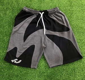 Pantalones Cortos Deportivos Negros para Hombre, Antiarrugas, Casuales, para Gimnasio, Correr, Verano, Transpirables, Cintura Elástica con Cordón, OEM - Product Image 1