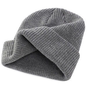 Gorro de Punto Unisex Five B de Color Sólido, 100% Acrílico, Gorro Cálido Informal de Invierno para Adultos, Circunferencia de Cabeza de 56-58 cm - Product Image 1